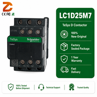 Kontaktor Magnetik Schneider Electric LC1D25M7 TeSys D 3P 3NO 25A 220V AC Sistem Starter Motor Distribusi Listrik