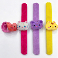Bracelets à claquer en peluche pour adolescents et adultes, élastiques à cheveux multifonctionnels et organiseurs de câbles, accessoires de bureau