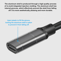 Cable USB C Hembra a USB Macho, 10 Gbps, USB 3.0 Tipo A Macho a Tipo C Hembra, Extensor Convertidor, USB 3.2 Gen 2 OTG para Laptop USB