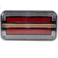Feu arrière LED dynamique IP66 DC12-24V avec clignotant, feu de position et feu stop pour camion et remorque
