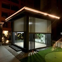 Persianas Enrollables Eléctricas Integradas Personalizadas con Motor Inteligente y WiFi para Ventanas y Puertas - Diseño Resistente al Viento