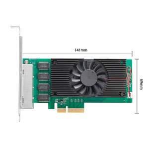 I225 4-Port 2.5Gbps PCI-E 4X Internal Wired Network <b>Adapter</b> Gigabit <b>LAN</b> Card I225 - Product Image 2