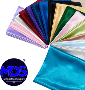 <span class=keywords><strong>Bleu</strong></span> <span class=keywords><strong>marine</strong></span> Charmeuse Satin tissu 5-Pack 44 pouces de large pour <span class=keywords><strong>mariage</strong></span> arc fête Banquet rideau robe bricolage artisanat <span class=keywords><strong>Costume</strong></span> de mariée - Product Image 1