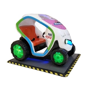 Manège pour enfants à monnayeur, 2 places, en fibre de verre, avec jeu vidéo de course automobile 3D d'intérieur haut de gamme, pour centres commerciaux - Product Image 5