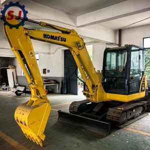 Excavadora de cadenas KOMATSU PC56 original de Japón, modelo 2022, 95% nueva, usada, maquinaria de construcción hidráulica, motor en buen estado. - Product Image 2