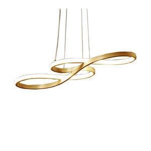 โคมไฟระย้าดีไซน์โน้ตดนตรีทันสมัย โคมไฟสร้างสรรค์สำหรับร้านอาหาร โคมไฟหรูหราเรียบง่ายทันสมัยสำหรับโต๊ะอาหารและห้องนอน - Product Image 1