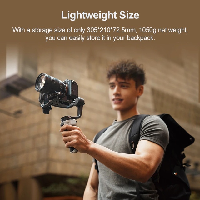 ZHIYUN CINEPEER WEEBILL 3E 3- Camera Handheld Gimbal Stabilizer for 5.0 2600mAh Battery for DSLR Mirrorless Cameras