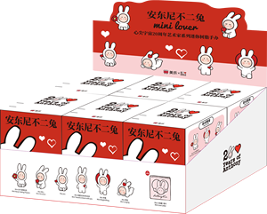 2026 Ingrosso Anthony Mini Lover Blind Box - 20 Anni di Anthony Rabbits Figures, Statuette in Vinile, Bean Figure - Regalo Popolare per Decorazione - Product Image 5