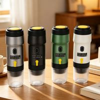 Máquinas de Espresso Portátiles 3 en 1 con Calentador de Agua, 20 Bares, Eléctricas, Mini Cafeteras Automáticas para Cápsulas y Café Molido