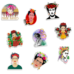 Résine plate en forme de fille mexicaine avec motif W pour bracelet, broche, nœud pour cheveux, porte-clés, badge, bricolage, coque de téléphone - Product Image 6