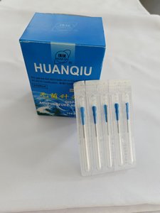 <span class=keywords><strong>Aiguilles</strong></span> <span class=keywords><strong>d</strong></span>'<span class=keywords><strong>acupuncture</strong></span> jetables stériles à manche en acier inoxydable avec tube, marque HUANQIU, 100 pièces, à <span class=keywords><strong>usage</strong></span> <span class=keywords><strong>unique</strong></span> - Product Image 2