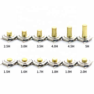 مصغرة مفتاح دفع زر اللمس 5.2*5.2mm مايكرو براعة 5.2*5.2*1.5*1.6*1.7*1.8*1.9*2*<span class=keywords><strong>2.3</strong></span>*2.5*3*3.2*3.5*3.8*4*4.3*4.5*5 switch SMD - Product Image 6