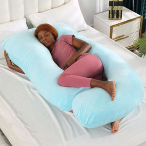 Oreiller <span class=keywords><strong>de</strong></span> maternité en mousse à mémoire <span class=keywords><strong>de</strong></span> forme chauffant <span class=keywords><strong>de</strong></span> haute qualité pour l'allaitement et le sommeil confortables soutien du ventre <span class=keywords><strong>de</strong></span> taille personnalisée pour la <span class=keywords><strong>grossesse</strong></span> - Product Image 4