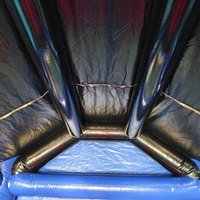 Castillo Inflable Comercial para Perros, Combo de Casa de Brinco Inflable con Tobogán, Brincolines Inflables para Fiestas