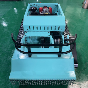 Tondeuse à gazon télécommandée, tracteur à chenilles, boîte de vitesses 24V, moteur 255kg, garantie 1 an pour la construction municipale SHM195-800 R - Product Image 5