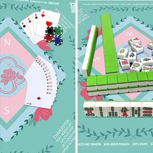 Tapis de Mahjong pour table, réduction du bruit, antidérapant, tapis de jeu pour cartes, Blackjack, Mahjong, Poker, jeux de société - Product Image 3