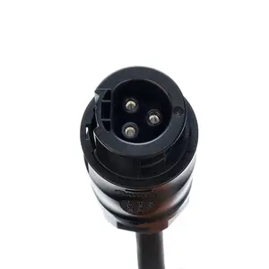 欧洲16A 3针插头h07rn f绝缘橡胶电缆，带betteri bc01母，用于电线pv1-f太阳能光伏电缆4平方毫米6平方毫米