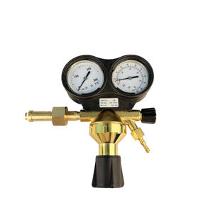 Régulateur de pression <span class=keywords><strong>double</strong></span> manomètre en laiton pour <span class=keywords><strong>gaz</strong></span> argon, <span class=keywords><strong>propane</strong></span>, acétylène - Product Image 2