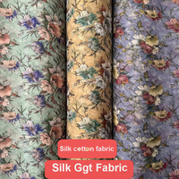 Tissu en satin de soie polyester doux imprimé tigre européen Tissu pour la couture femmes enfants robe imiter le tissu en soie bricolage Cheongsam tissu