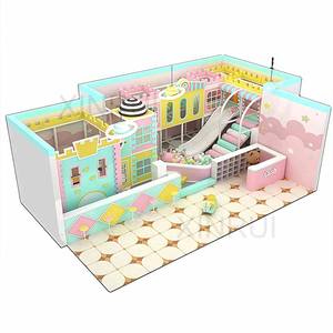 โครงสร้างปีนเขาขายส่งพร้อมสนามเด็กเล่นในร่ม ผนังปีนเขาพร้อมหลุมโฟมสำหรับโรงยิมเด็กที่น่าตื่นเต้น - Product Image 5