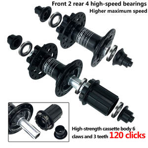 Roues <span class=keywords><strong>de</strong></span> vélo <span class=keywords><strong>de</strong></span> montagne en alliage d'aluminium à 32 trous, vente chaude, moyeu libre, 26 27,5 <span class=keywords><strong>29</strong></span> QR Boost 15*100/110, avec frein à disque - Product Image 4