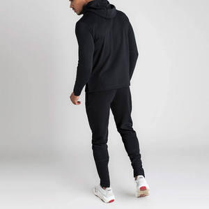 <span class=keywords><strong>Ensemble</strong></span> de survêtements brodés à fermeture éclair intégrale <span class=keywords><strong>en</strong></span> molleton technique et <span class=keywords><strong>coton</strong></span> éponge, vêtements de sport haut de gamme, modèle basique, vente <span class=keywords><strong>en</strong></span> gros privée - Product Image 4