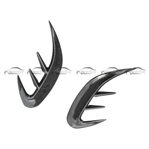New Dry Carbon Rear Bumper Rocker Winglet Side Skirts <b>Splitters</b> for Mercedes Benz W118 C118 CLA45 CLA35 Auto Tuning - Product Image 4