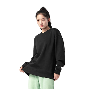 Sudadera con Capucha Vintage Forrada, Talla XXS, Color Sólido, Corte Holgado, Estilo Urbano, 100% Algodón, para Hombre, Otoño Invierno - Product Image 1