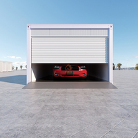 conteneur panneaux sandwich isolés sur mesure Garage préfabriqué portable pour le stockage de véhicules, la remise et l'atelier