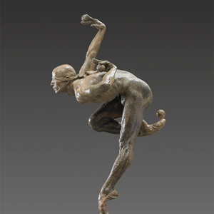Statua in Bronzo per Decorazione Giardino Esterno, Colori e Dimensioni Personalizzabili, Scultura in Bronzo Dipinta a Grandezza Naturale - Product Image 2