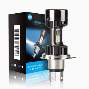 Système d'éclairage pour moto, <span class=keywords><strong>ampoule</strong></span> <span class=keywords><strong>led</strong></span> H4 et <span class=keywords><strong>BA20D</strong></span>, M8/M8B 30W 3200lm 12-48V DC, - Product Image 2