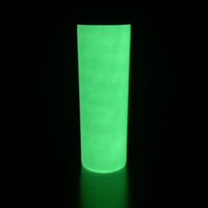 ชุดแก้วน้ำสแตนเลสเก็บความร้อน-เย็น ป้องกันการรั่วซึม รุ่น Glow Dark Eco-Friendly สีเขียว-น้ำเงิน ขนาด 20 ออนซ์ ผนังสองชั้นสุญญากาศ ฝาปิดแน่นสนิท เหมาะสำหรับงานปาร์ตี้ - Product Image 3