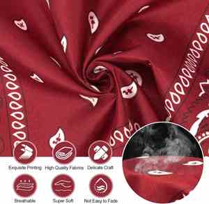 Wholesale Promotion Multifunction Custom Logo Colourful Polyester Satin Eco-Friendly Breathable Outdoor Sports <b>Sunscreen</b> Square - Product Image 2