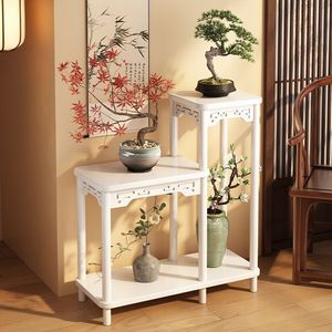Multi-tiered flower stand/<b>shelf</b>, a <b>modern</b> Chinese style flower bed with perfect carving, ideal for decorating the dining room - Product Image 5