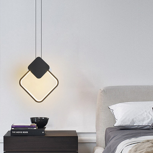 Luces colgantes <span class=keywords><strong>LED</strong></span> modernas, color blanco/negro, blanco cálido, decoración del hogar, lámparas colgantes para sala de estar, dormitorio, <span class=keywords><strong>cocina</strong></span>, comedor, iluminación - Product Image 4
