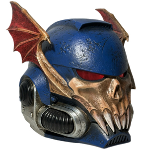 Casco de Resina de Alta Calidad al por Mayor, Estilo Night Lords <span class=keywords><strong>Fear</strong></span>, Coleccionable, Usable, para Cosplay de Space Marine, con Ojos LED - Product Image 1