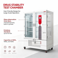 Armoire de Stabilité de Laboratoire Grande Capacité 1600L pour Médicaments, Récupération Rapide Température Humidité, Protection Complète
