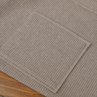 Peignoir en coton gaufré doux et confortable, à capuche, unisexe, pour hôtel, spa, vacances, détente, léger, avec ceinture, pour usage quotidien, direct usine