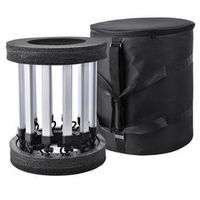 Le plus récent modèle dimmable led selfie 12 Tubes anneau lumineux photographique maquillage LED studio photo yeux étoile lumière