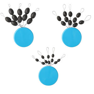 Accesorios de pesca de carpa europea, frijoles espaciales de tungsteno elípticos, Juego de pesca de carpa transfronteriza - Product Image 1