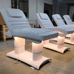 Luxury Modern Gold <b>Electric</b> Collapsible Spa Facial Massage Bed for Estheticians Beauty Salon Lash Bed Living Room Bedroom Hotel - Product Image 2