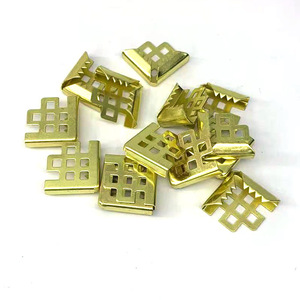 Mingmao Metal <b>Corner</b> <b>Protectors</b> Square Yellow Bronze Durable For Photo Frames - Product Image 3