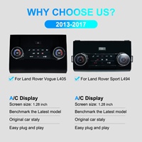 Panel Kontrol AC Digital Mobil untuk Range Rover Sport L494 Vogue L405 2014 2017, Tombol Pengatur AC Otomatis