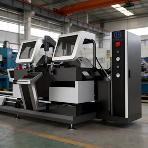 Scie à onglets pour fenêtres et portes en aluminium à double tête CNC 450, broche à 90 degrés et 45 degrés - Product Image 4