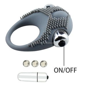 Beliebte Cockring Vibrierende Männer Verzögerte Ejakulation <span class=keywords><strong>Penis</strong></span> <span class=keywords><strong>Ring</strong></span> Vibrator Klitoris Massage gerät Adult Sexspielzeug für Männer Männlich - Product Image 4