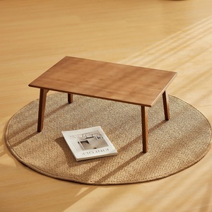 Bamboo Low Tea <strong>Table</strong>- Foldable Floor Desk No Assembly Required for Tea Room - Product Image 2