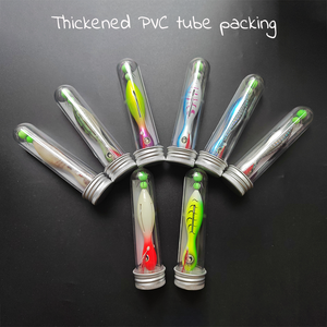 Nuevo diseño de gancho de caminata 107mm/8,4g Plantilla de calamar Egi pulpo señuelo de camarón de madera cebo luminoso Señuelos de Pesca de calamar estilo coreano - Product Image 5