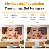 Projecteur extérieur Yinzam K2, 4K en vente, mise au point automatique, Android 11, 1 Go, 8 Go, projecteur triple LED 4K avec batterie, WiFi 6