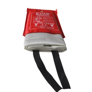 Coperta Antincendio in Fibra di Vetro - Bianca con Occhiello Centrale, Isolamento Termico, Ignifuga per Uso Commerciale, Domestico e Ristorazione - Product Image 4