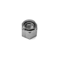 Écrou de blocage anti-desserrage durable, zingué, sans couple, avec ressort intégré, type insert, grade 8.8, corps hexagonal